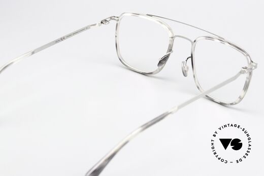 Mykita Hanno Eckige Brille Grey Havana, Rahmen ist beliebig verglasbar (optisch oder Sonne), Passend für Herren und Damen