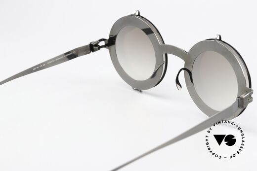 Mykita Fedor Spektakuläre Sonnenbrille, die Verlaufsgläser können ggf. auch ersetzt werden, Passend für Herren und Damen