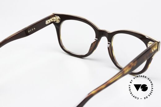 DITA Rhythm Luxusbrille Azetat Titan, ungetragen & beliebig verglasbar, mit DITA Zubehör, Passend für Damen