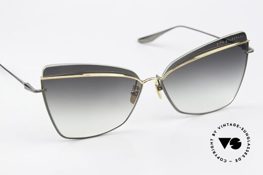 DITA Starspann Zauberhafte Cateye-Brille, ungetragene Designer-Sonnenbrille; inkl. DITA Etui, Passend für Damen