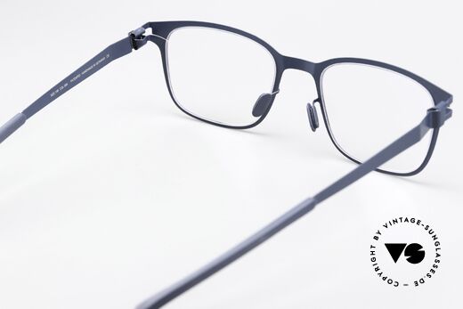 Mykita Janek Eckige Fassung Navy Blue, die Fassung ist beliebig verglasbar (optisch / Sonne), Passend für Herren und Damen