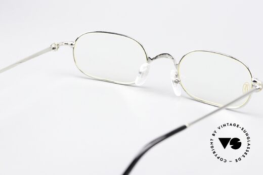 Cartier Orfy - M 90er Brille Platin Plattiert, KEIN RETRO, sondern ein kostbares altes ORIGINAL!, Passend für Herren und Damen