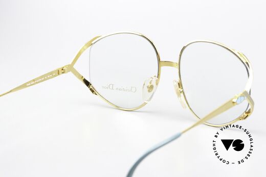 Christian Dior 2387 Damen Vintage Brille 1989, diese Rarität ist beliebig verglasbar, Größe 58-16, Passend für Damen