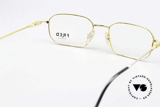 Fred Jersey Männer Luxusbrille 1990er, ungetragen, wie all unsere edlen vintage Luxus-Brillen, Passend für Herren