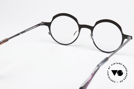 Theo Belgium Brilliant Runde Designerbrille Unisex, das Modell kann natürlich beliebig verglast werden, Passend für Herren und Damen