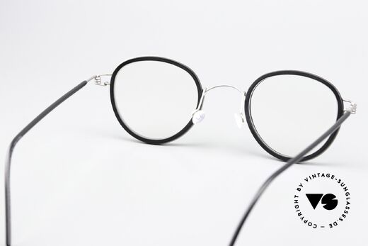 Lindberg Jackie 44 Air Titan Rim Bügel Mit Azetat Überzug, Fassung kann beliebig (optisch / Sonne) verglast werden, Passend für Herren und Damen