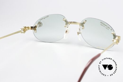 Machiavelli 15-302 Opulente Brille Vergoldet, ungetragenes 80er Einzelstück mit orig. Machiavelli Etui, Passend für Herren und Damen