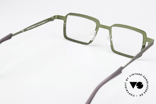 Theo Belgium Eye-Witness YC Designerbrille Eckig Unisex, KEINE RETRObrille, ca. 15 Jahre altes Unikat; Gr. 44-23, Passend für Herren und Damen