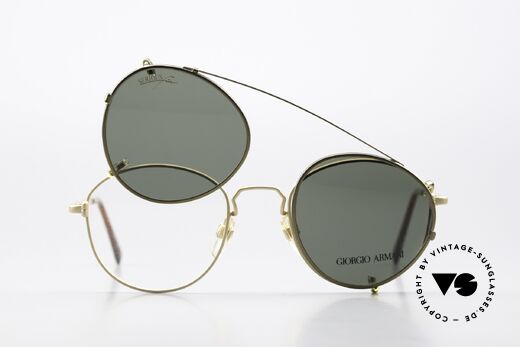 Giorgio Armani 174 Mit Serious Fun Sun-Clip, Größe: small, Passend für Herren und Damen Giorgio Armani 174 Mit Serious Fun Sun-Clip, Größe: small, Passend für Herren und Damen
