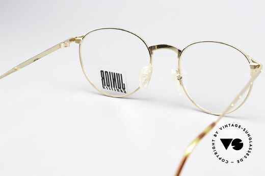 Jean Paul Gaultier 57-3172 Pantobrille Gold Plated 1997, die Qualitätsfassung kann beliebig verglast werden!, Passend für Herren und Damen
