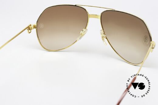 Cartier Vendome LC - M Originalglas Mit Cartier Logo, ungetragen mit original Verpackung; ein Sammlerstück, Passend für Herren
