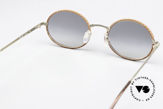 Giorgio Armani 223 90er Brille Mit Lederüberzug, die Fassung in Gr. 49/21 ist auch beliebig verglasbar!, Passend für Herren und Damen