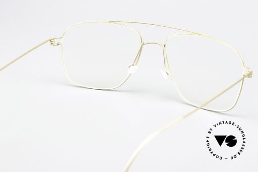 Lindberg Mikkel Air Titan Rim Designer Titanium Fasssung, Titan-Fassung kann natürlich beliebig verglast werden, Passend für Herren