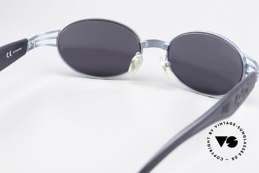 Jean Paul Gaultier 58-7203 Türkis Metallic Brille 1999, Sonnengläser (100% UV) sind ggf. auch austauschbar, Passend für Herren und Damen