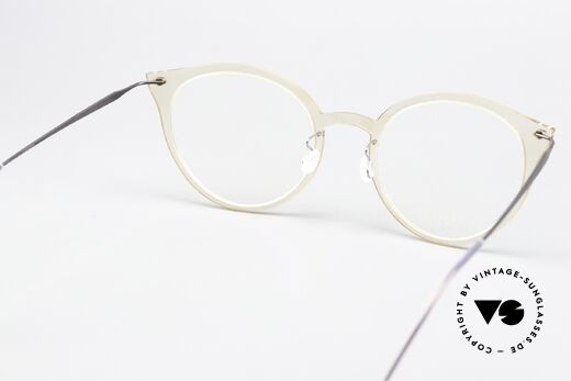 Lindberg 6548 NOW Edle Damenbrille Cateye Stil, ungetragenes Designerstück mit original Lindberg Etui, Passend für Damen