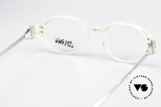 Jean Paul Gaultier 55-5201 Steampunk Brille Von 1996, ungetragen (wie alle unsere alten Brillen); Gr. 47/19, Passend für Herren und Damen