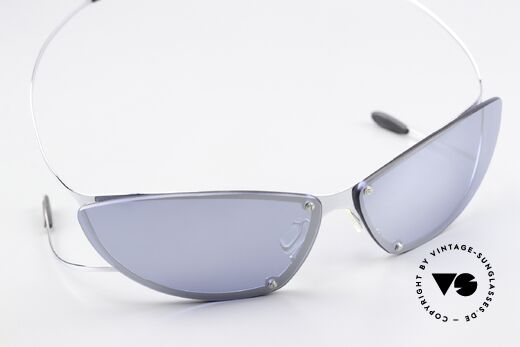 Parasite Sporn Star Futuristische Sonnenbrille, es erinnert etwas an die Brillen aus den Matrix Filmen, Passend für Herren und Damen