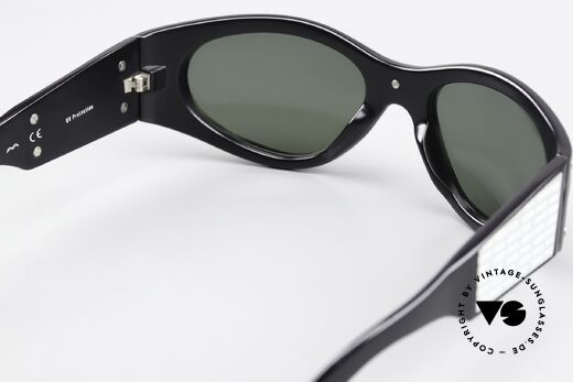 Jean Paul Gaultier 56-5001 Wrap Steampunk Sonnenbrille, keine Retro-Brile, ein altes Original, made in Japan!, Passend für Herren