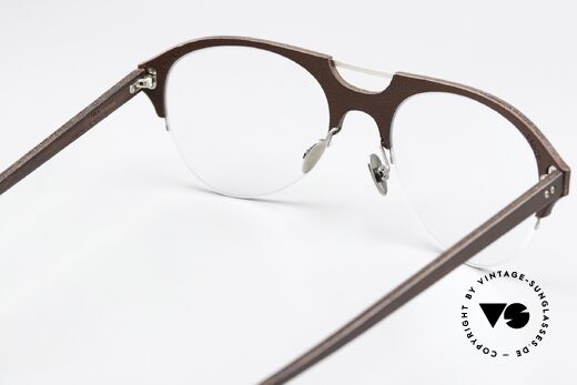 Lucas de Stael Minotaure Thin 16 Aviator Brille Halb Randlos, diese Fassung ist beliebig verglasbar (gleitsichtfähig), Passend für Herren und Damen