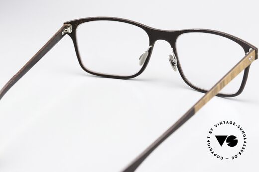 Lucas de Stael Nemus Thin 01 Walnuss Und Braunes Leder, Color Code "06" = Walnut + Dark Brown Cow Leather, Passend für Herren und Damen