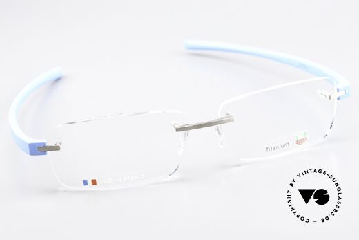 Tag Heuer 3942 Reflex Randlose Titanium Brille, KEINE Retrobrille, sondern ein Original von 2006, Passend für Herren
