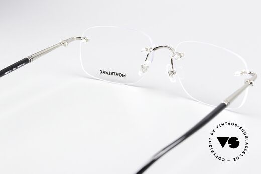 Montblanc MB0071O Randlosbrille Made In Japan, ungetragenes Exemplar mit original Montblanc Etui, Passend für Herren