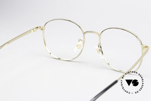 Gucci GG1469OA Panto Eckig Gold Schwarz 51, die Fassung ist beliebig verglasbar; gleitsichtfähig, Passend für Herren und Damen