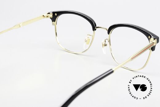 Gucci GG0590OK Kombibrille Gold Schwarz, die Fassung ist beliebig verglasbar; gleitsichtfähig, Passend für Herren und Damen