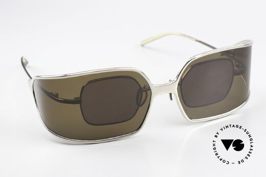 Christian Roth 14004 Kleine Brille Grosser Clip-On, edle Kombination aus Funktionalität, Kunst & Handwerk, Passend für Herren und Damen
