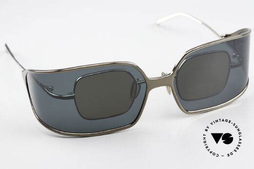 Christian Roth 14004 2 In 1 Brille Made In Japan, edle Kombination aus Funktionalität, Kunst & Handwerk, Passend für Herren und Damen
