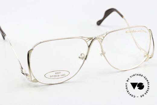 Colani 1001 Außergewöhnliche Damenbrille, KEINE Retrobrille; ein vintage Original in Größe 57/14, Passend für Damen