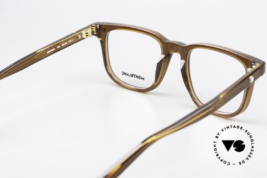 Montblanc MB0256O Herrenbrille Eckig Azetat, ungetragenes Exemplar mit original Montblanc Etui, Passend für Herren
