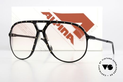 Alpina M1 Seltene Sammler Sonnenbrille, die alte Legende im unberührten Zustand; Gr. 64/14, Passend für Herren und Damen Alpina M1 Seltene Sammler Sonnenbrille, die alte Legende im unberührten Zustand; Gr. 64/14, Passend für Herren und Damen