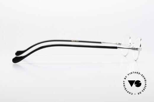 Lunor II A 08 Ovale Brille Azetat Bügeln, Rahmenhöhe 27mm = für große Sehstärken geeignet, Passend für Herren und Damen