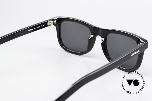 Montblanc MB0260S Eckige Sonnenbrille Azetat, ungetragenes Exemplar mit original Montblanc Etui, Passend für Herren