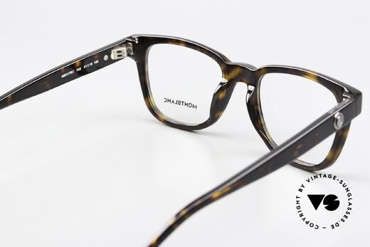 Montblanc MB0178O Vollrandbrille Azetat Eckig, ungetragenes Exemplar mit original Montblanc Etui, Passend für Herren