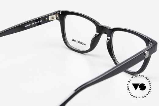 Montblanc MB0178O Vollrandbrille Eckig Schwarz, ungetragenes Exemplar mit original Montblanc Etui, Passend für Herren