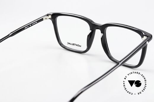 Montblanc MB0011O Brille Large Size In Schwarz, ungetragenes Exemplar mit original Montblanc Etui, Passend für Herren