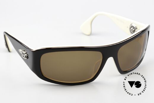 Chrome Hearts Dixie Normus Austin Powers Austinpussy, Col. BT = Black & Tan, Gr. 64/16, Foxy Brown Lenses, Passend für Herren und Damen
