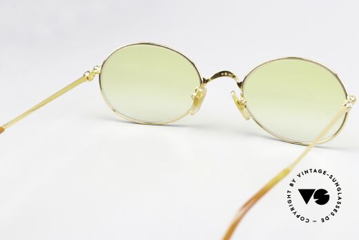 Cartier Saturne - L Ovale 90er Luxus Sonnenbrille, neue Gläser in gelb-Verlauf (daher auch abends tragbar), Passend für Herren und Damen