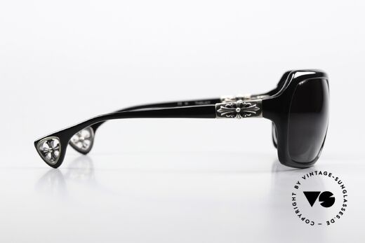 Chrome Hearts Thrust Biker Brille Sterling Silber, ungetragenes Exemplar mit Sterling Silber Applikation, Passend für Herren und Damen