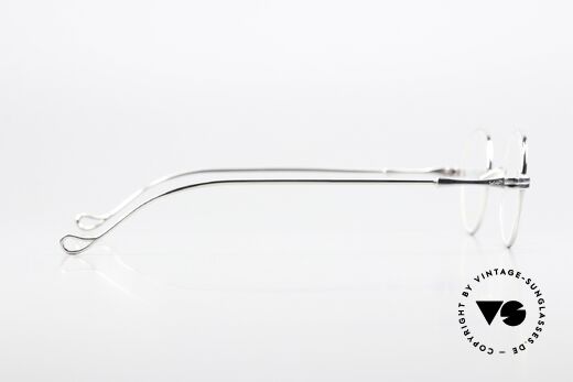 Lunor II 15 Alte Panto Brille Platinum, zeitlose Fassung; Unisex-Modell (Damen und Herren), Passend für Herren und Damen