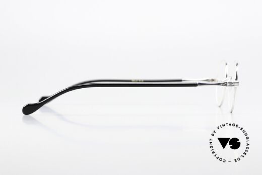 Lunor II A 15 Platinbrille Mit Azetatbügeln, zeitlose Fassung; Unisex-Modell (Damen und Herren), Passend für Herren und Damen