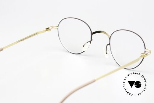 Mykita Birger Rundliche Brille Panto Unisex, genial flexible Brillenfassung in einer SMALL Größe, Passend für Herren und Damen
