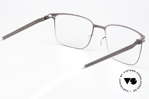 Mykita Bud Eckige Fassung In Mocca, die DEMOgläser sollten durch optische ersetzt werden, Passend für Herren und Damen