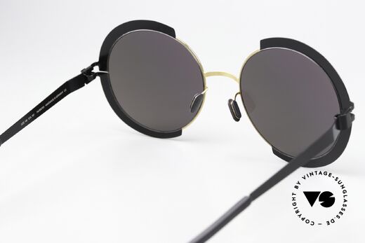 Mykita Houston Damen Sonnenbrille XL Stil, Sonnengläser (100% UV) sind leicht silber-verspiegelt, Passend für Damen