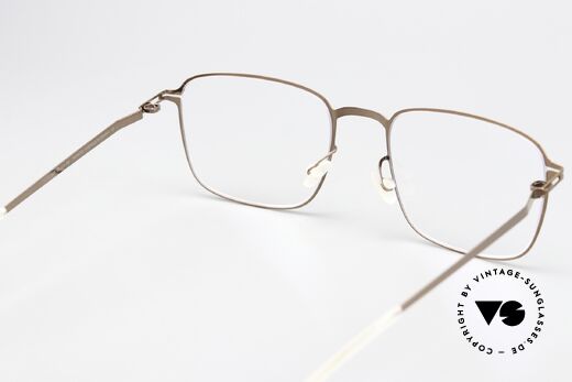 Mykita Iver Eckige Brille Shiny Copper, genial flexible Brillenfassung: eine Größe passt allen, Passend für Herren und Damen
