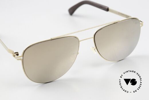 Mykita Mylon Leaf Gold Verspiegelte Gläser, ungetragenes vintage Modell aus dem Jahre 2016, Passend für Herren und Damen Mykita Mylon Leaf Gold Verspiegelte Gläser, ungetragenes vintage Modell aus dem Jahre 2016, Passend für Herren und Damen