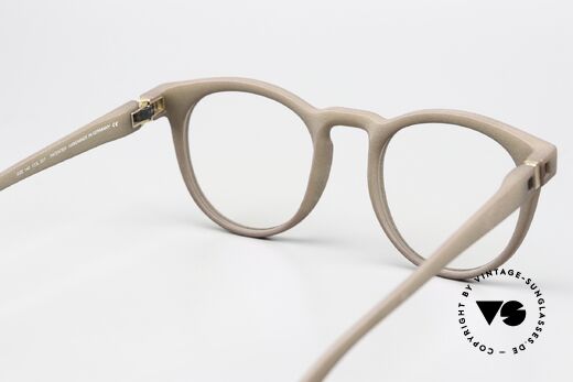 Mykita Mylon Pow Edle Pantobrille Unisex Braun, Qualitätsfassung kann beliebig verglast werden, Passend für Herren und Damen