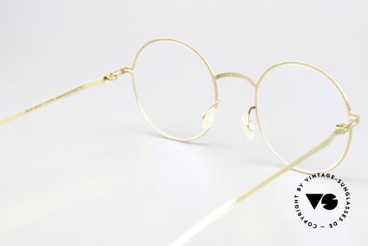 Mykita Pernilla Runder Rahmen Glossy Gold, genial flexible Brillenfassung: eine Größe passt allen, Passend für Damen